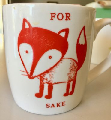 for fox sake, humour, mug, kitchen declutter, homes revamped